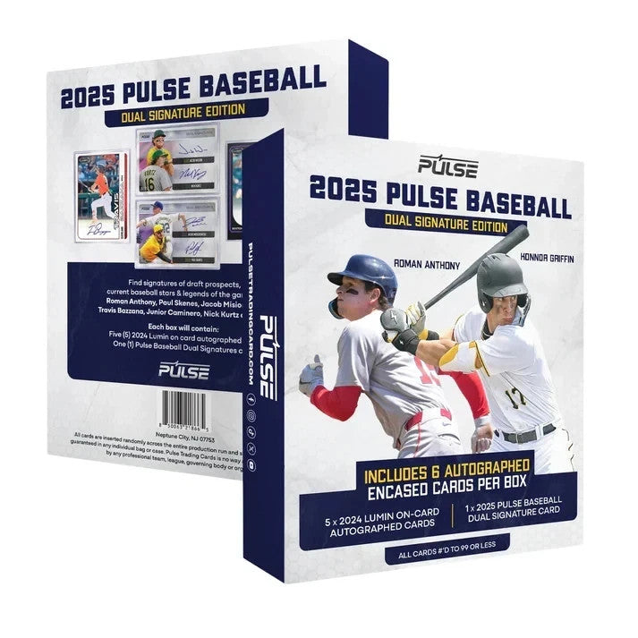 2025 Pulse Baseball Dual Signature Edition Factory Sealed Hobby Box