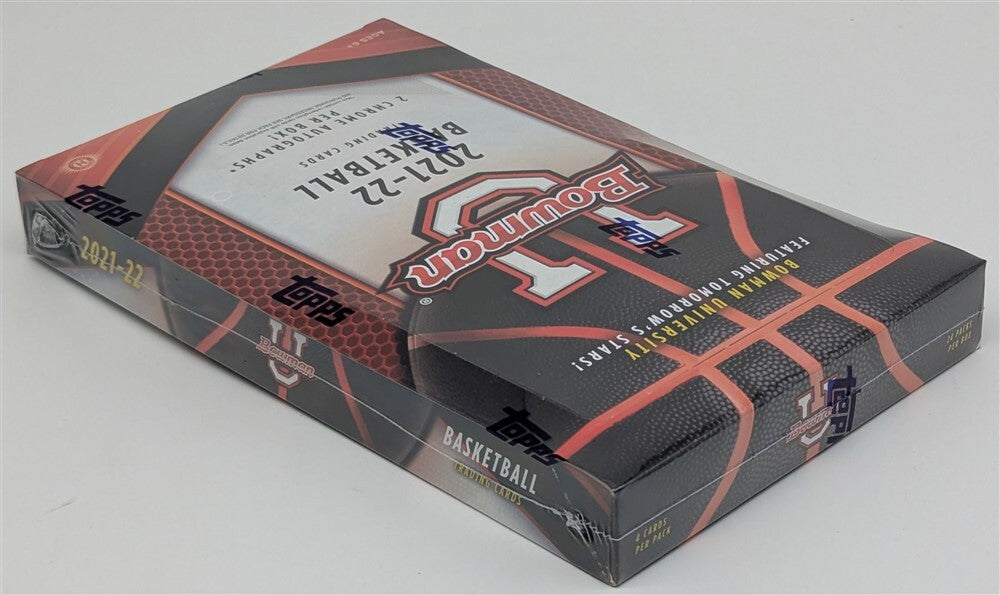 Factory Sealed Hobby Box 2021-22 Bowman University Basketball Cards-4