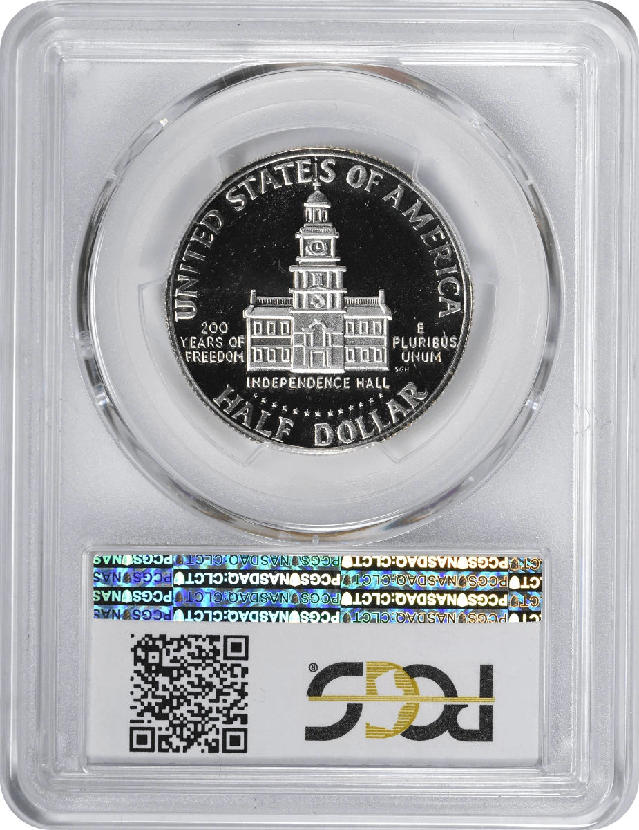 1976-S Silver Kennedy Half PR69DCAM PCGS Proof 69 Deep Cameo-2