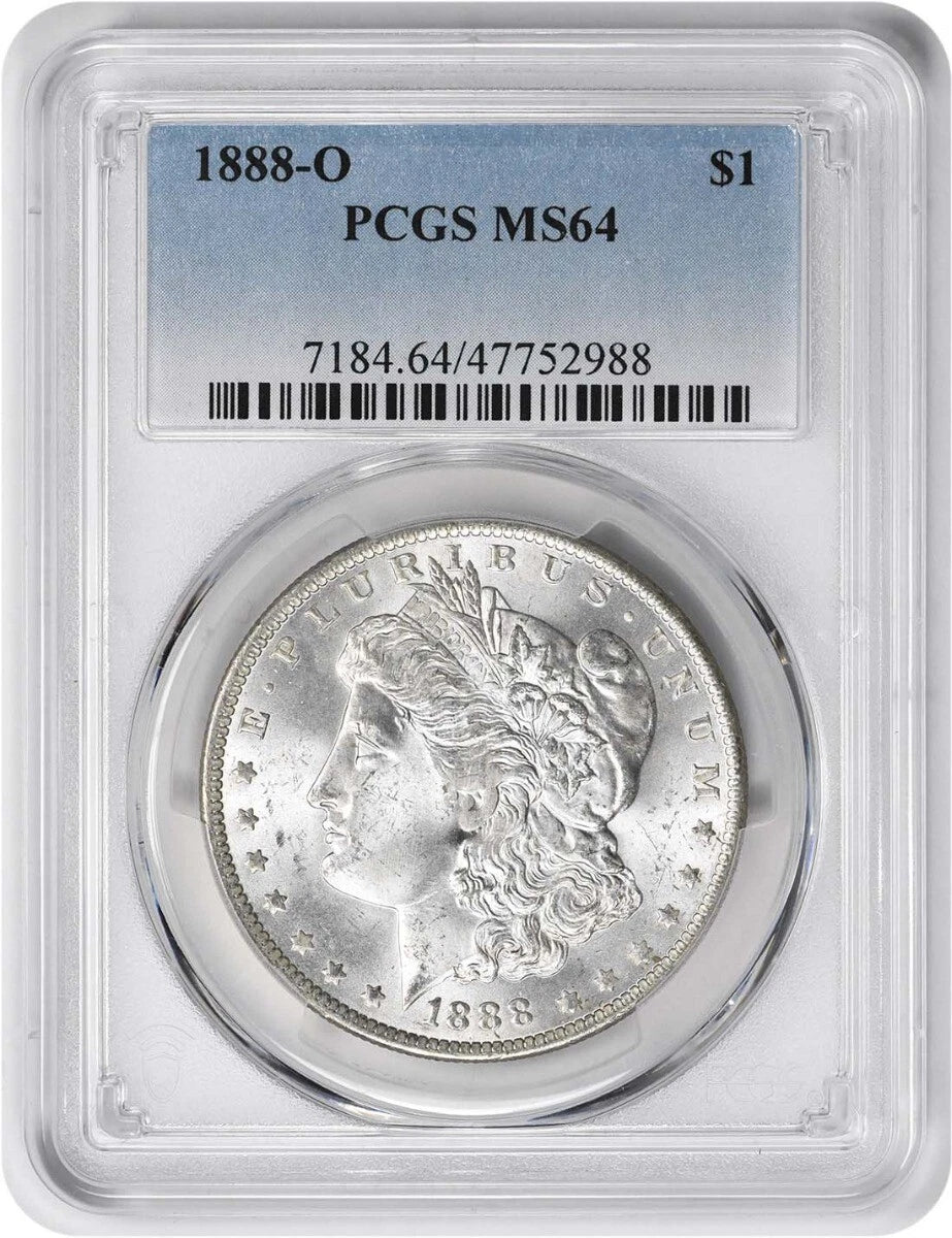 1888-O Morgan Silver Dollar MS64 PCGS-1