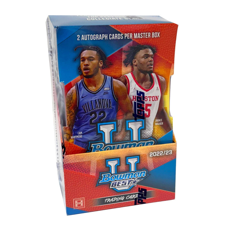 2022-23 Bowman Best University Basketball Factory Sealed Hobby Box-1