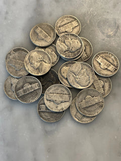 Lote de 20 Monedas de Plata de la Guerra de Níquel de la Segunda Guerra Mundial 35% Plata - ¡Elige cuántos lotes de 20!-2