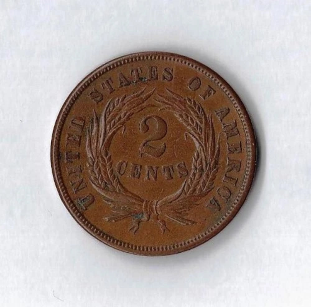 1864-1868 Two Cent Piece G/VG