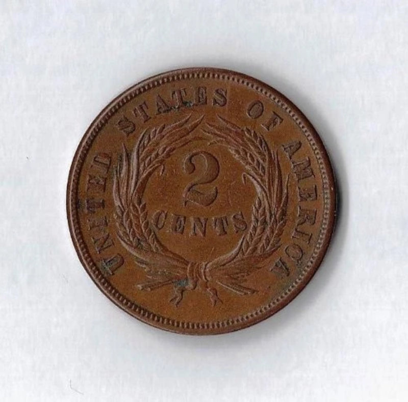 1864-1868 Two Cent Piece G/VG-1