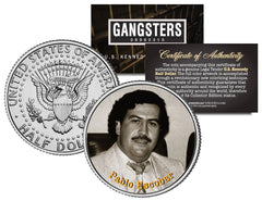 PABLO ESCOBAR El Patron Del Mal JFK Kennedy Half Dollar U.S. Colorized Coin-1