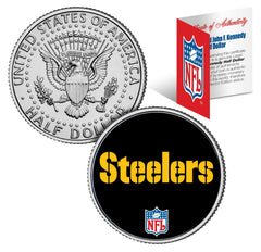 PITTSBURGH STEELERS NFL JFK Kennedy Half Dollar US Coin *Officially Licensed*-1