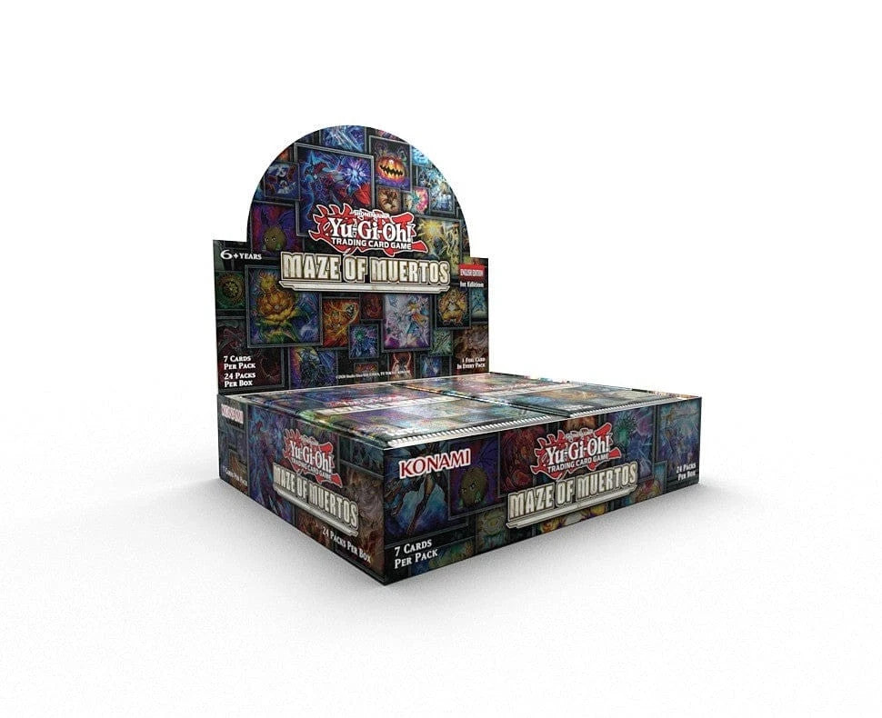 Yu-Gi-Oh! Maze of Muertos Booster Box New Factory Sealed English TCG Trading Cards Collectible Hobby Rare Packs-1