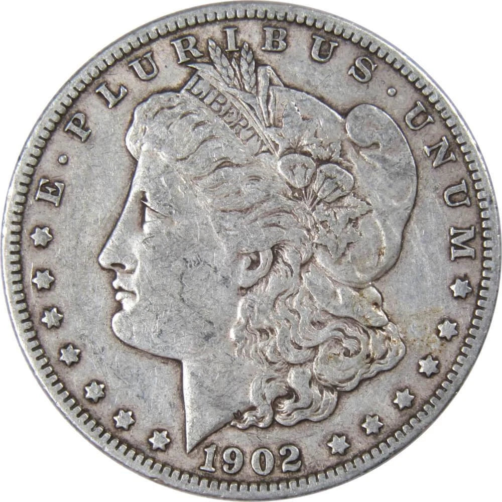 1902 O Morgan Dollar VF Very Fine 90% Silver $1 US Coin Collectible