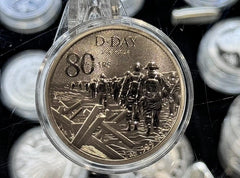 2024 Alderney 1 Pound Silver D-Day 80th Anniversary Coin 1 oz BU Capsule-4