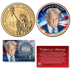 DONALD TRUMP 47th President 2025-2029 Official Presidential Dollar $1 Coin-1