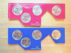 2011 P & D Presidential Dollar 8 Coin Set Lot Sealed Uncirculated Mint Cello-2