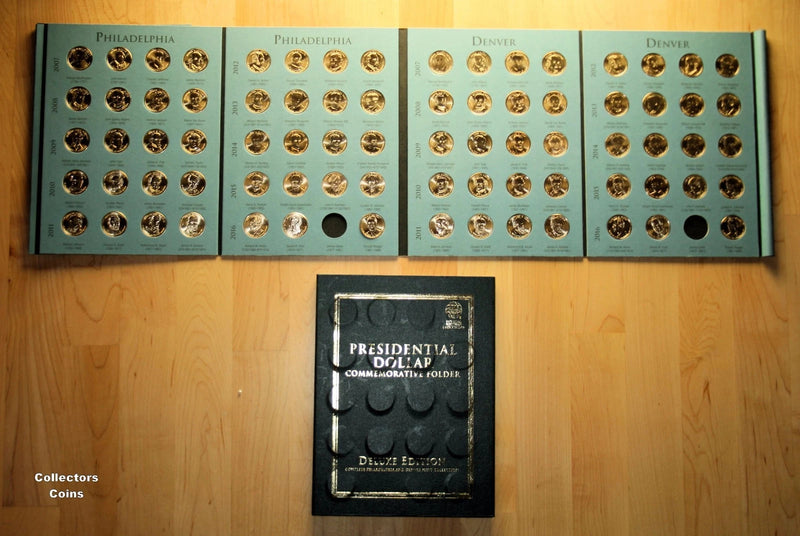 2007-2016, 2020 Presidential $1 PD 80 Coin COMPLETE Satin & Uncirc Set in Folder-3