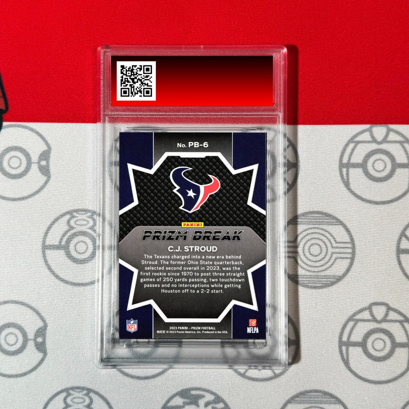 Graded 10 C.J. Stoud Prizm Break 2023 Panini Prizm Football #PB-6-2