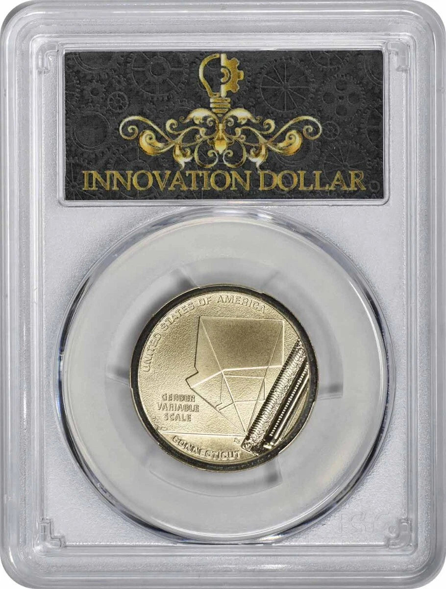 2020-S American Innovation Dollar CT Gerber Variable Reverse Proof PR70 FS PCGS-1