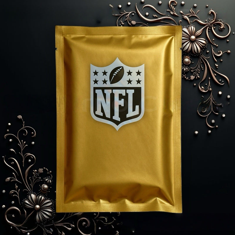 Paquete de tarjetas de fútbol americano de la NFL: 10 tarjetas: ¡1 tarjeta automática o n.° garantizada en cada paquete! -1