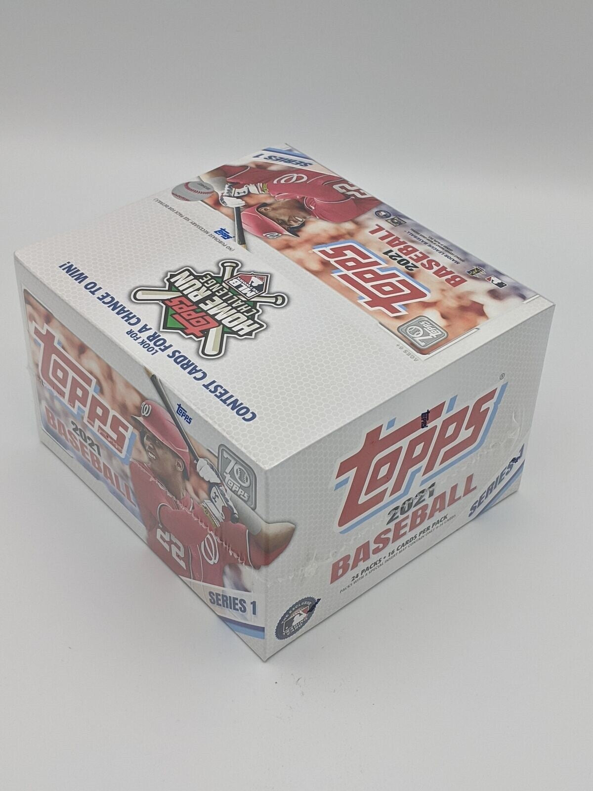 Factory Sealed 24 Pack Retail Box 2021 Topps Series 1 Baseball Cards-4