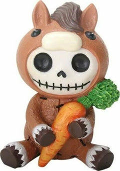 Gift Furrybones Clyde Figurine Donkey Hooded Skeleton Monster & Carrot-1