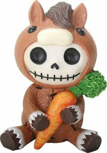 Gift Furrybones Clyde Figurine Donkey Hooded Skeleton Monster & Carrot