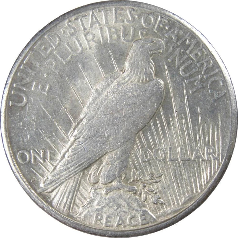 1922 S Peace Dollar XF EF Extremely Fine 90% Silver $1 US Coin Collectible-2