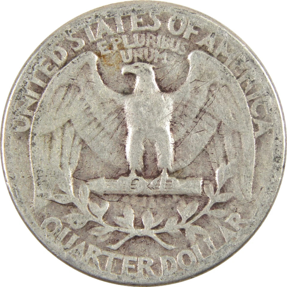 1934 Medium Motto Washington Quarter VG Very Good Silver 25c Coin-2