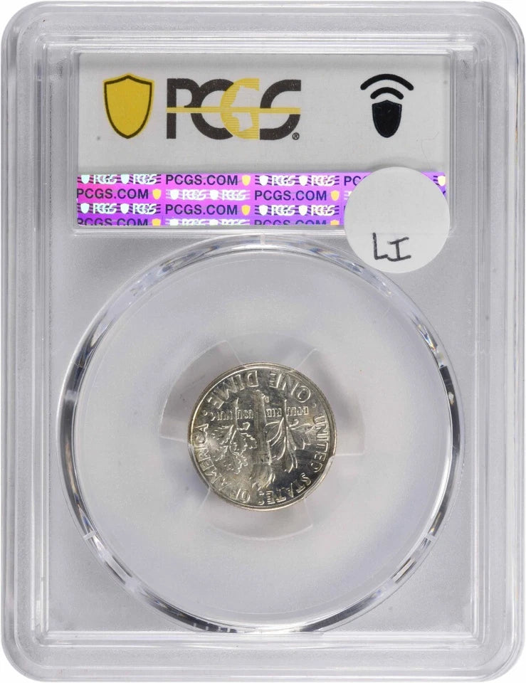 1946-D/D Roosevelt Silver Dime RPM FS-502 MS65 PCGS