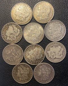 ✯ 1878-1899 ~PRE 1900~ Silver Morgan Dollars From Bag Old Estate Hoard Sale ✯-3