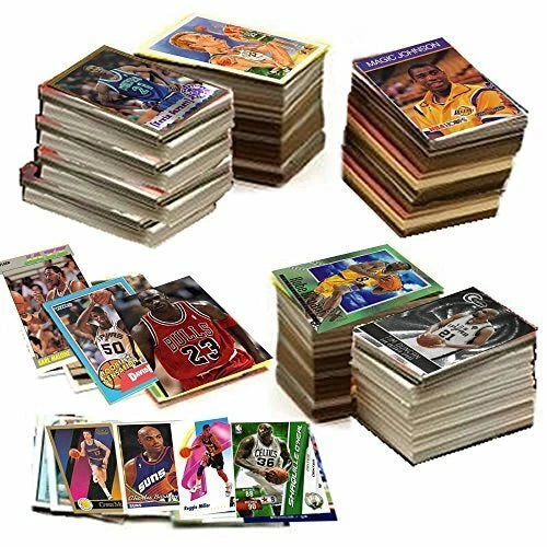 HUGE LOT: 600 NBA Basketball Cards in a Gift Box w/ 1 Sealed Pack & Jordan Card-1