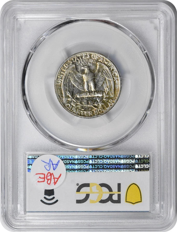 1957-D Washington Silver Quarter Misplaced MM FS-501 MS64 PCGS