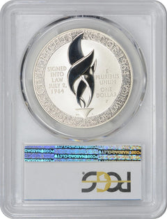 2014-P Civil Rights Act of 1964 Commemorative Silver Dollar PR69DCAM PCGS-2