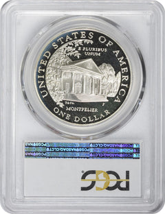 1999-P Dolley Madison Silver Commemorative Dollar PR69DCAM PCGS Proof 69 DC-2