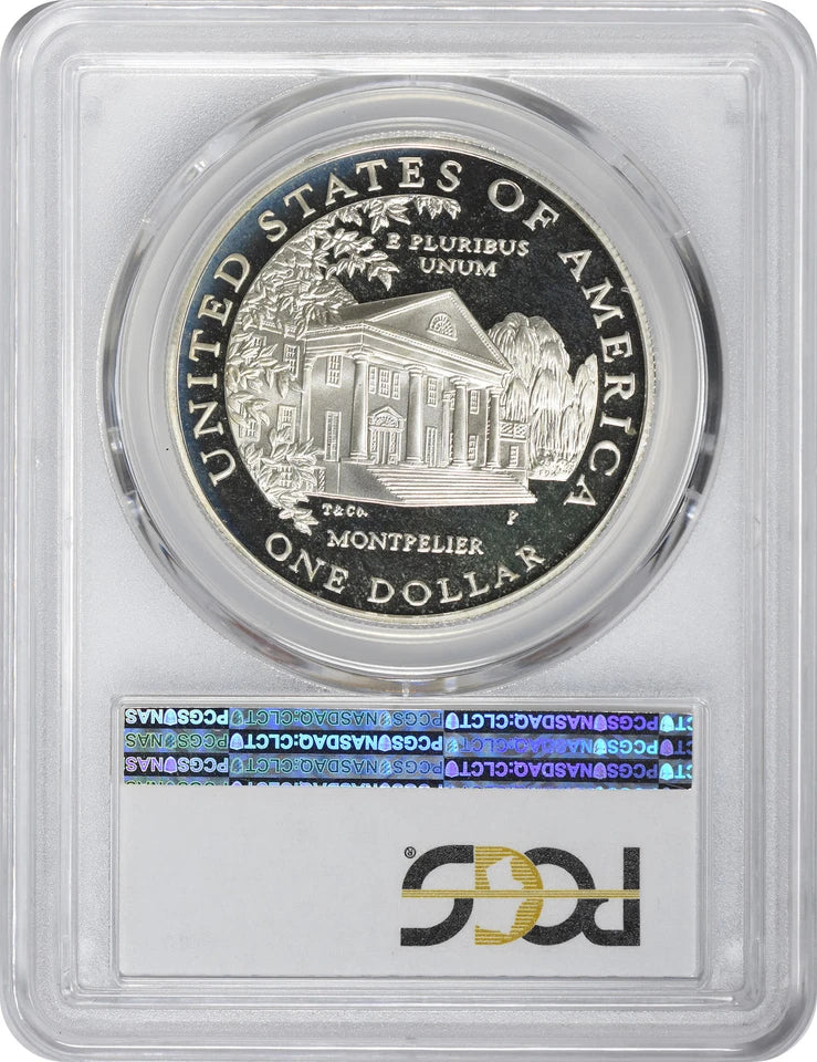 1999-P Dolley Madison Silver Commemorative Dollar PR69DCAM PCGS Proof 69 DC