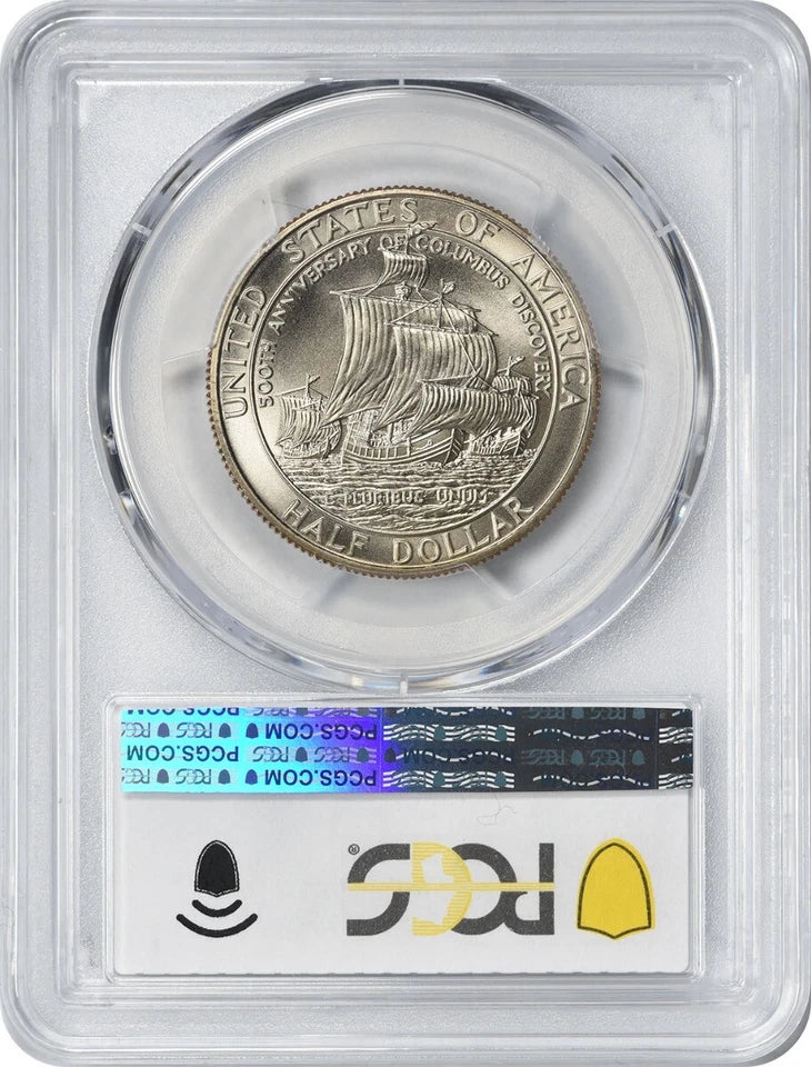 1992-D Columbus Commemorative Half Dollar MS70 PCGS