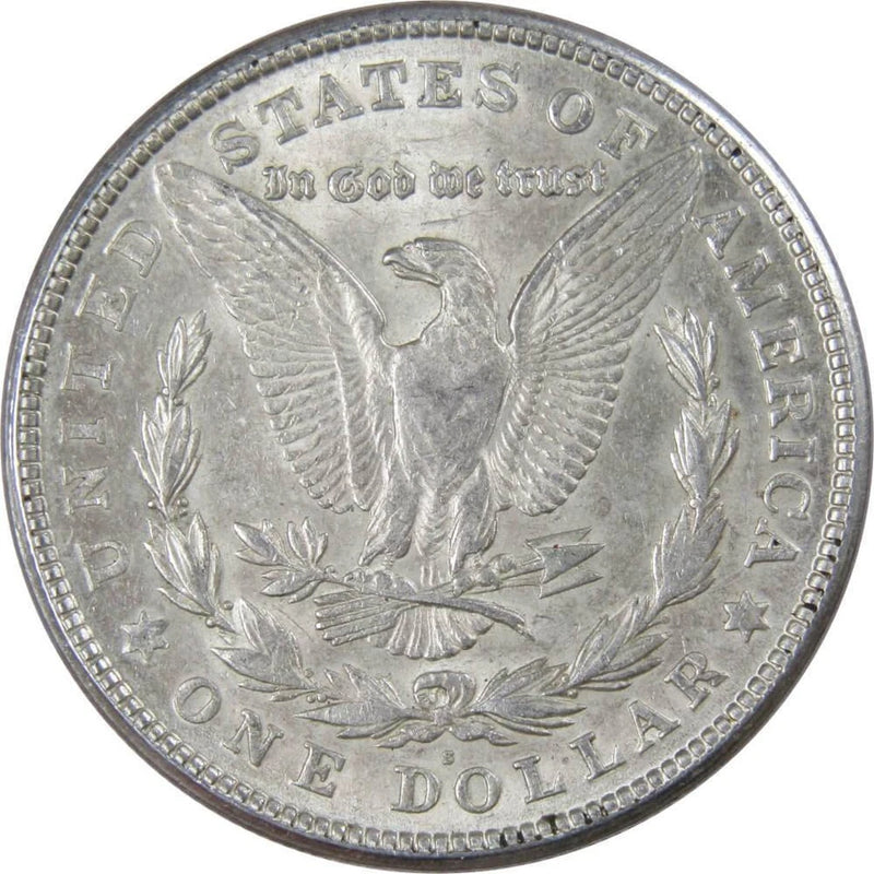 1921 S Morgan Dollar AU About Uncirculated 90% Silver $1 US Coin Collectible-2