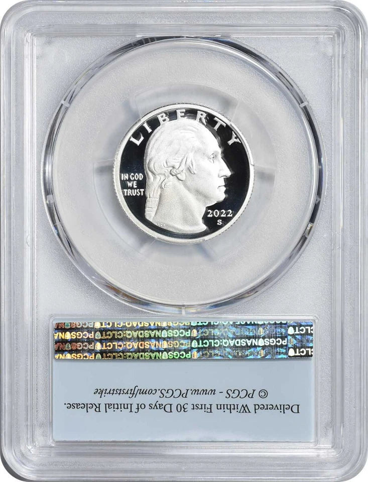 2022-S Dr. Sally Ride American Women Washington Silver Quarter PR70DCAM FS PCGS-2