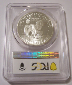 1972-S $1 Eisenhower Proof Silver Dollar PCGS PR69 CAM Cameo Blast White Ike-2