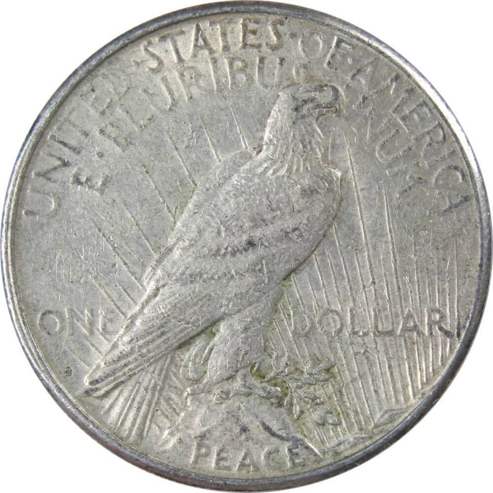 1923 S Peace Dollar VF Very Fine 90% Silver $1 US Coin Collectible-2