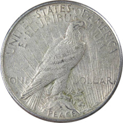 1923 S Peace Dollar VF Very Fine 90% Silver $1 US Coin Collectible-2