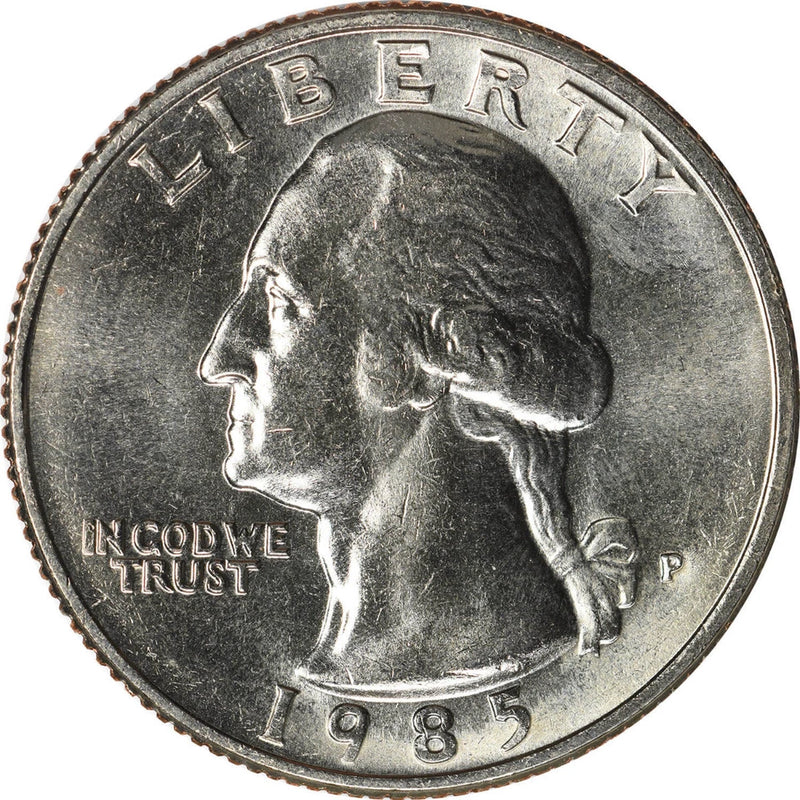 1985-P BU Washington Quarter 40-Coin Roll-1