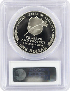 1997-P Officers Law Enforcement Silver Commemorative Dollar PR69DCAM PCGS Proof-2