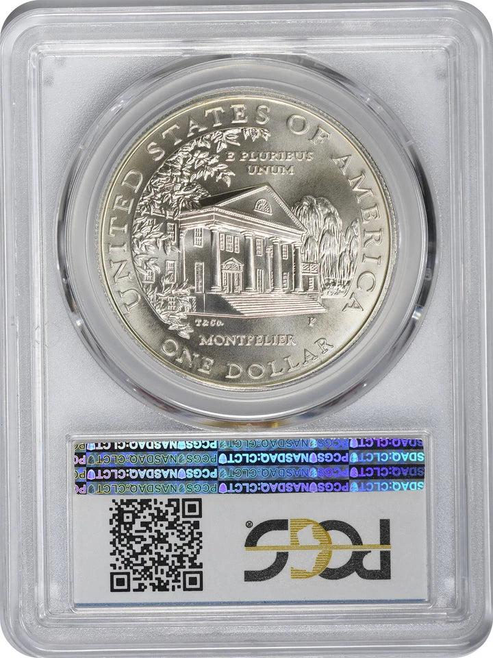 1999-P Dolley Madison Silver Commemorative Dollar MS69 PCGS Mint State 69-2