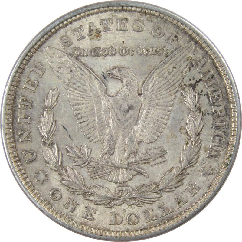 1921 D Morgan Dollar AU About Uncirculated 90% Silver $1 US Coin Collectible-2