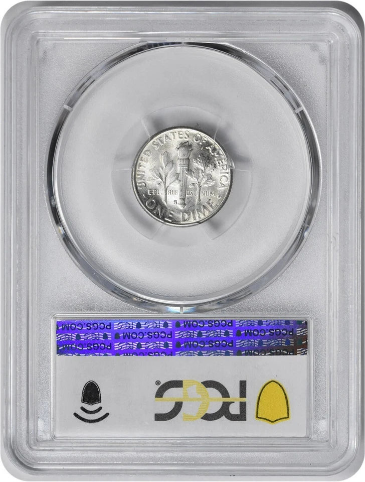 1950-S Roosevelt Silver Dime MS64 PCGS