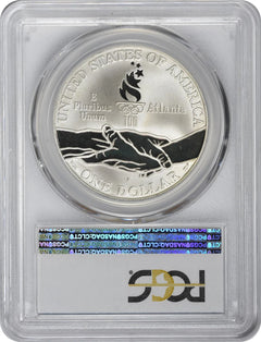 1995-P Blind Runner Paralympics Silver Commemorative Dollar PR69DCAM PCGS Proof-2