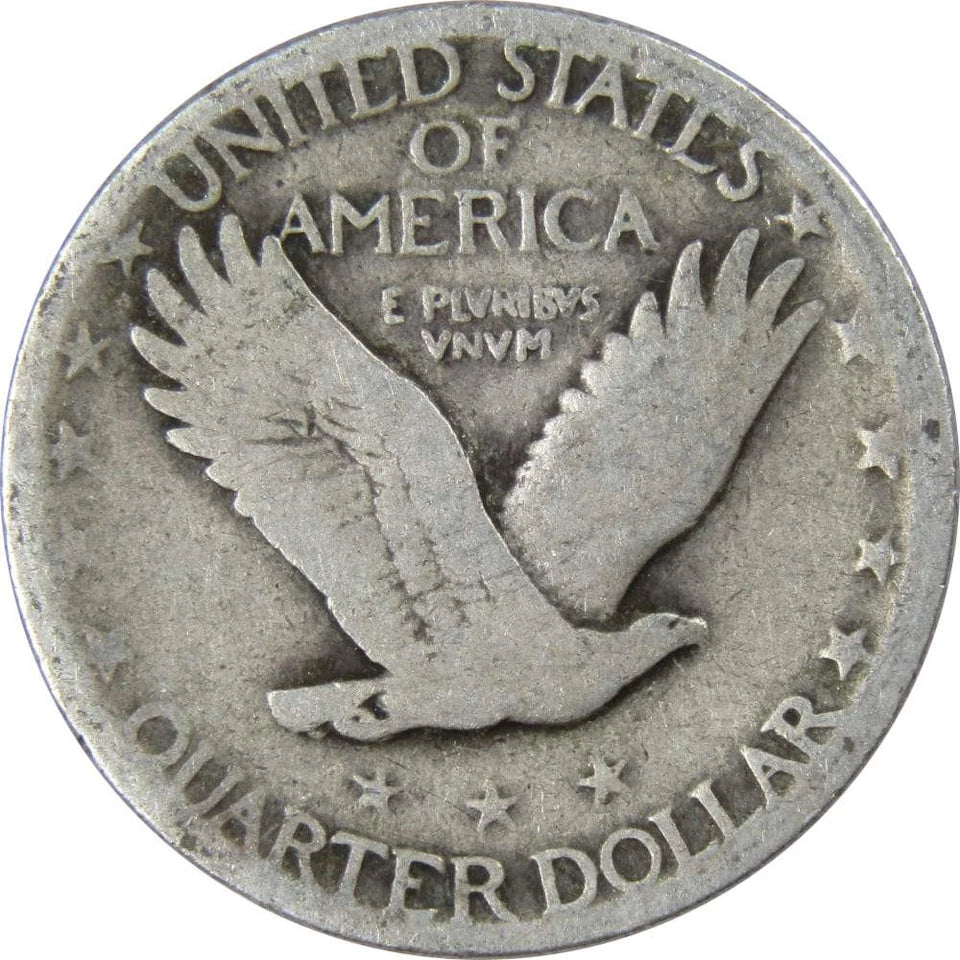 1926 Standing Liberty Quarter Circulated Silver 25c Coin Collectible-2