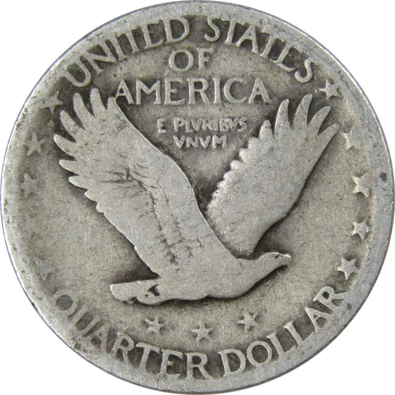 1926 Standing Liberty Quarter Circulated Silver 25c Coin Collectible-2