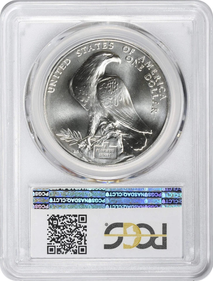 1984-D Olympic Silver Commemorative Dollar MS69 PCGS Mint State 69