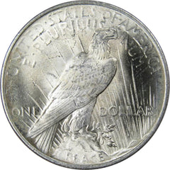 1922 Peace Dollar BU Uncirculated Mint State 90% Silver $1 US Coin Collectible-2