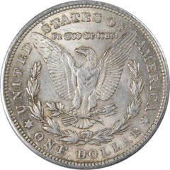 1921 Morgan Dollar AU About Uncirculated 90% Silver $1 US Coin Collectible-2