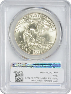 1974-S Silver Eisenhower Dollar Ike MS67 PCGS 67 Mint State-2