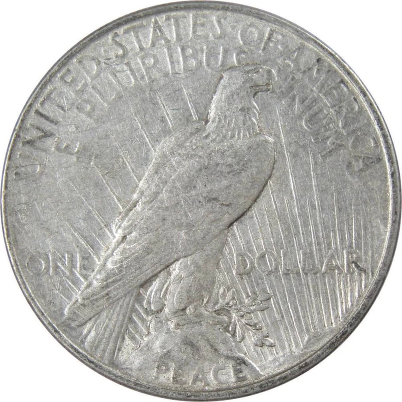 1922 D Peace Dollar XF EF Extremely Fine 90% Silver $1 US Coin Collectible-2